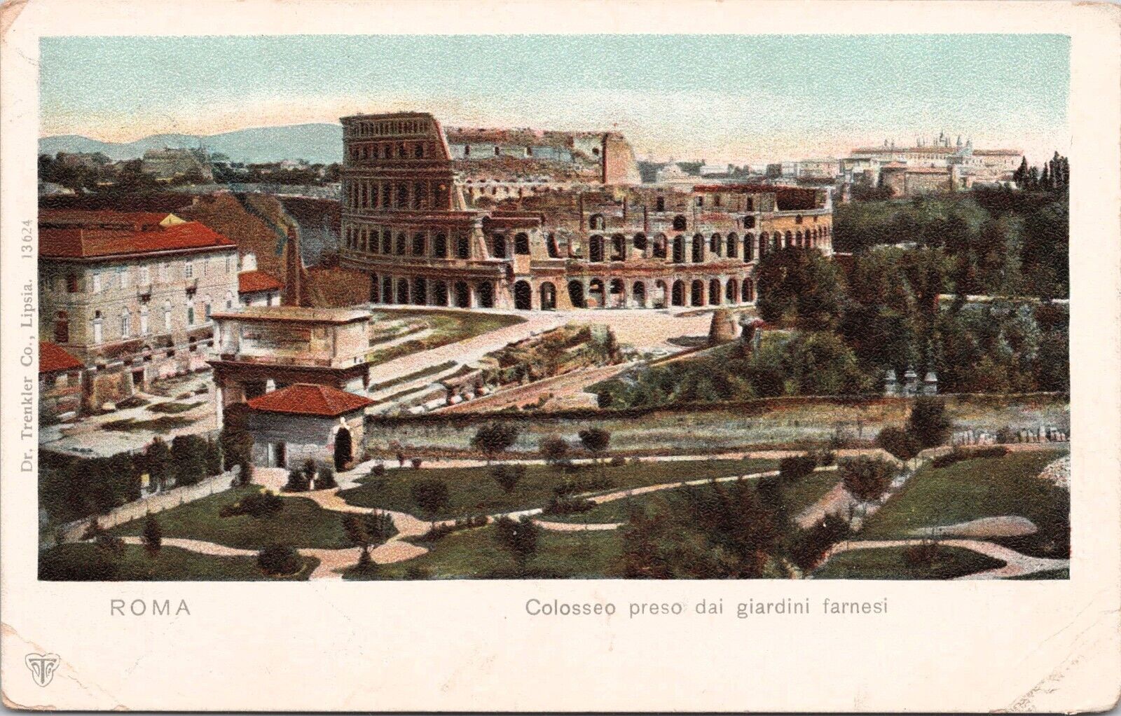 Rome COLOSSEUM Italy ~ Antique/Vintage POSTCARD c1900s
