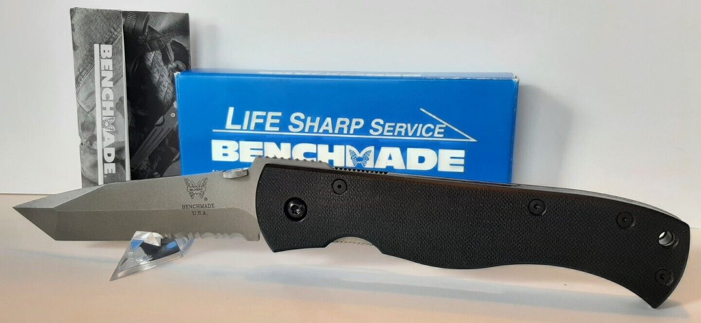 BENCHMADE 975 EMERSON Design Folding Knife Tanto With Box 