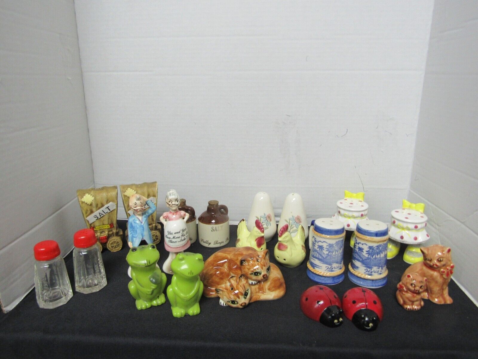 Lot of 12 Sets of Salt and Pepper Shakers