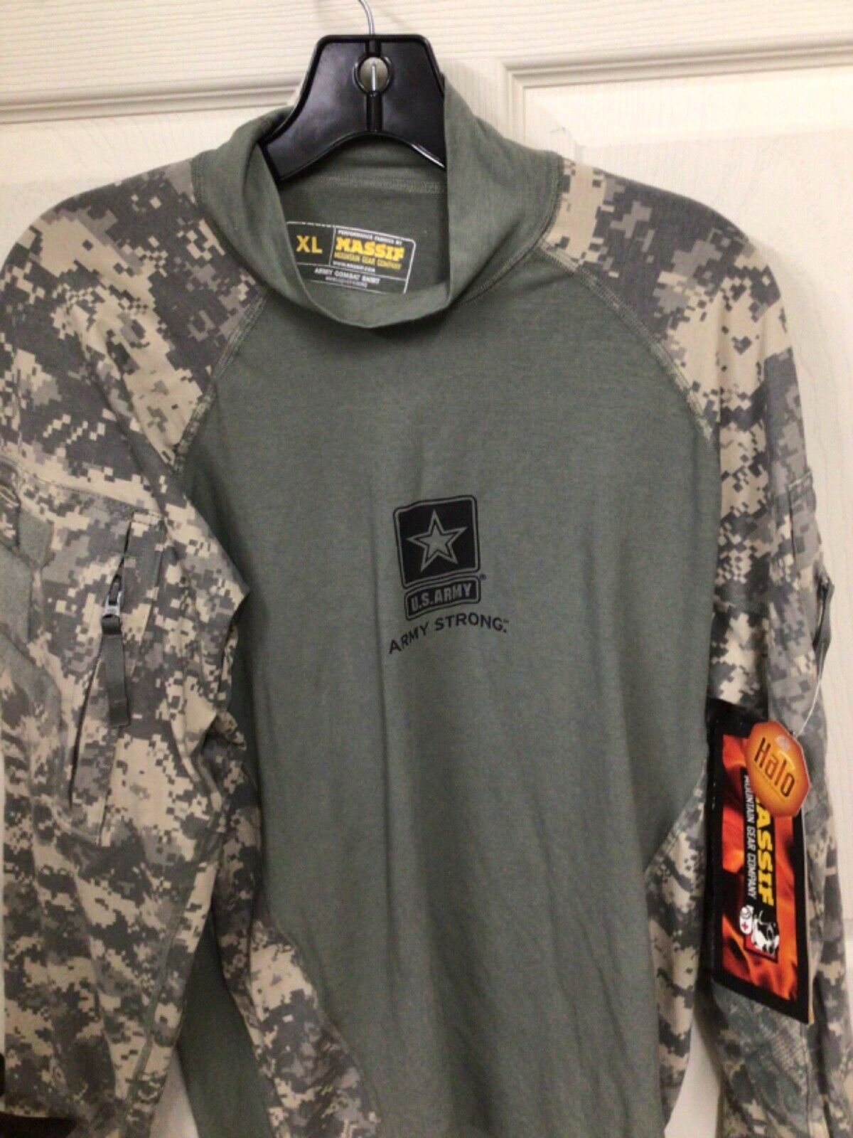 US Army Massif ACU Combat Shirt X-Large NWT PR38 