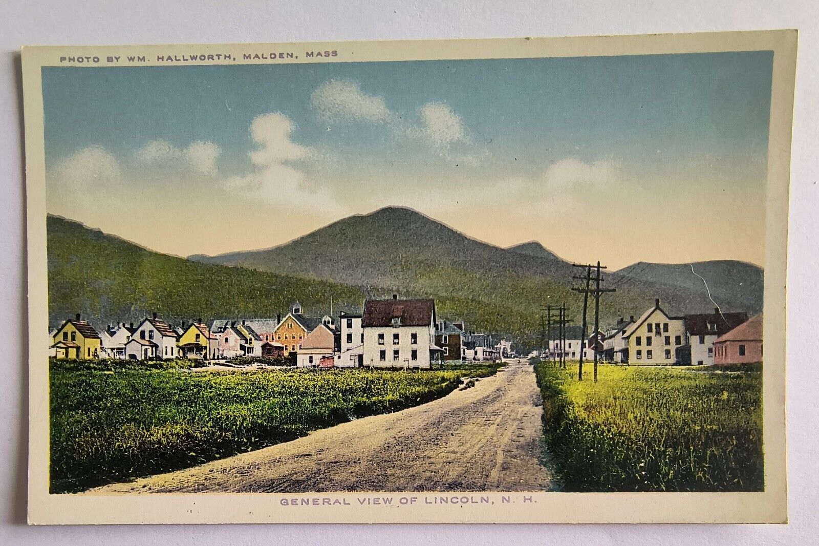 Lincoln NH New Hampshire General Street View Vintage Postcard A7