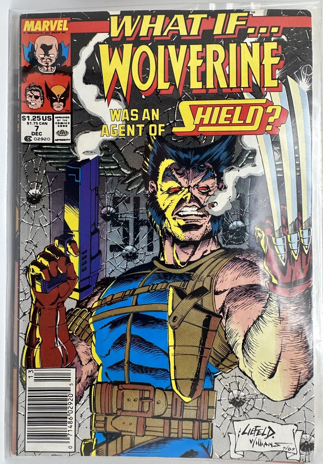 Marvel Comics What If? #7 What If Wolverine Was An Agent of SHIELD, Direct Ed