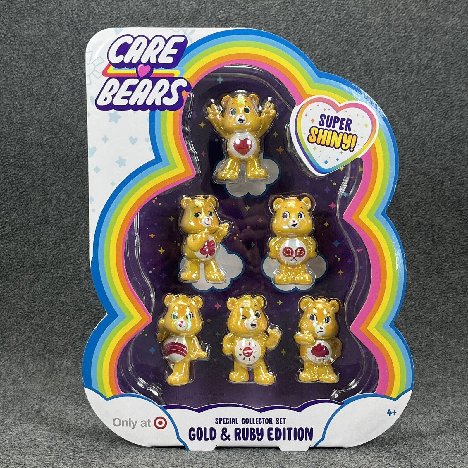 Care Bears Special Collector Set Gold & Ruby Edition Super Shiny 2\