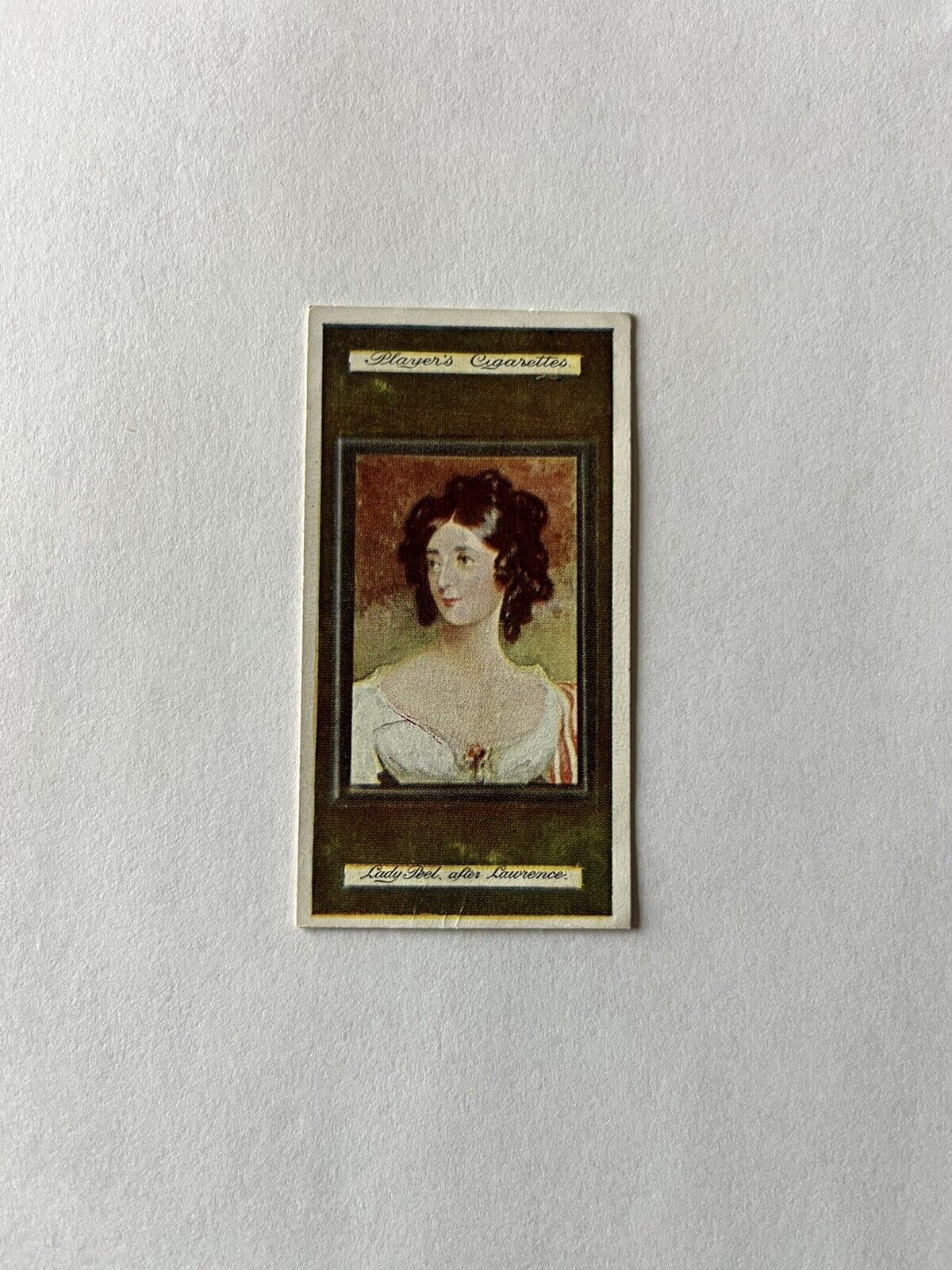 1923 John Player & Sons Miniatures Cigarette Card #23 Lady Peel