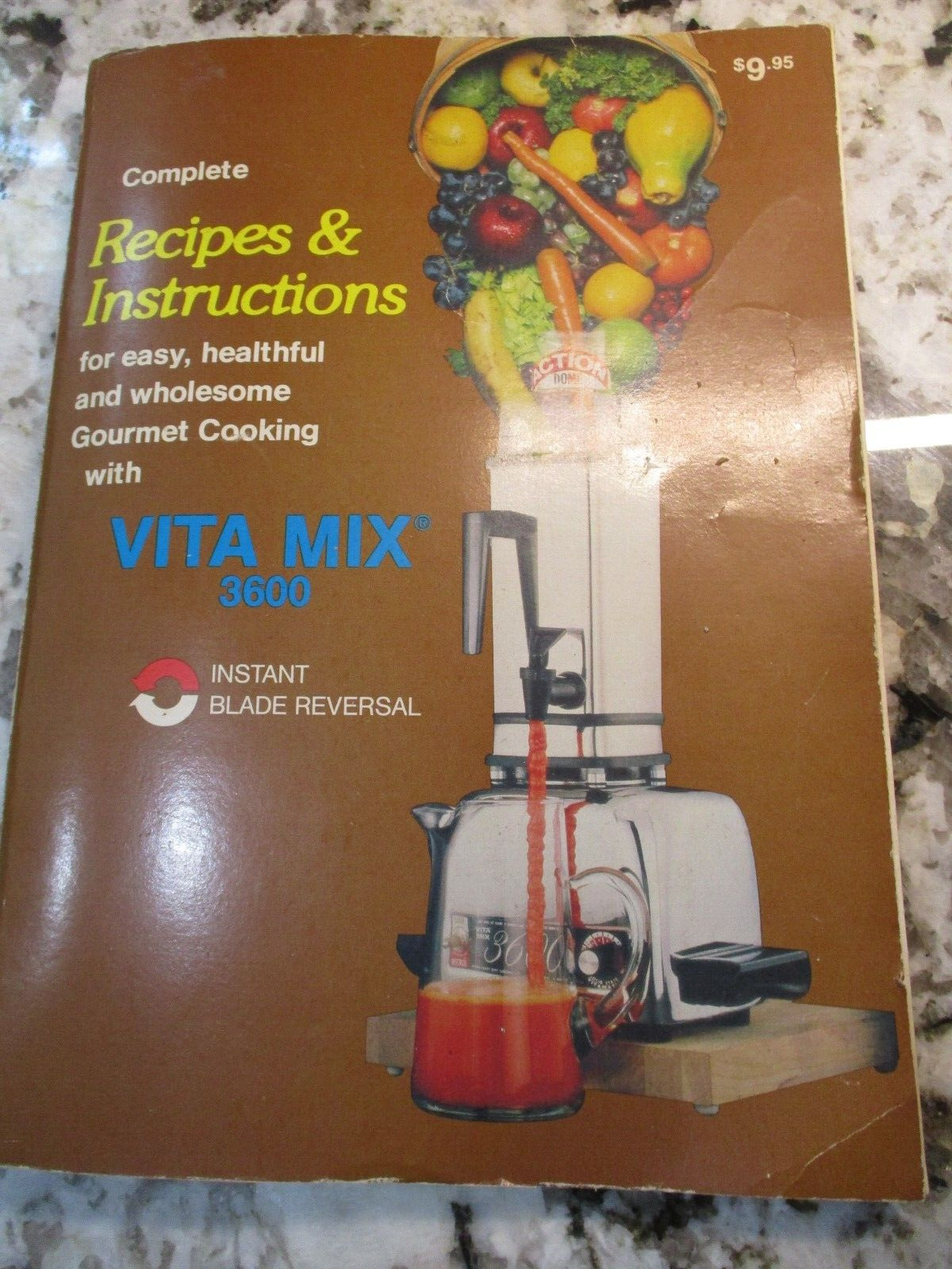 Vintage Vita-Mix 3600 Recipes & Instruction Booklet - 1983