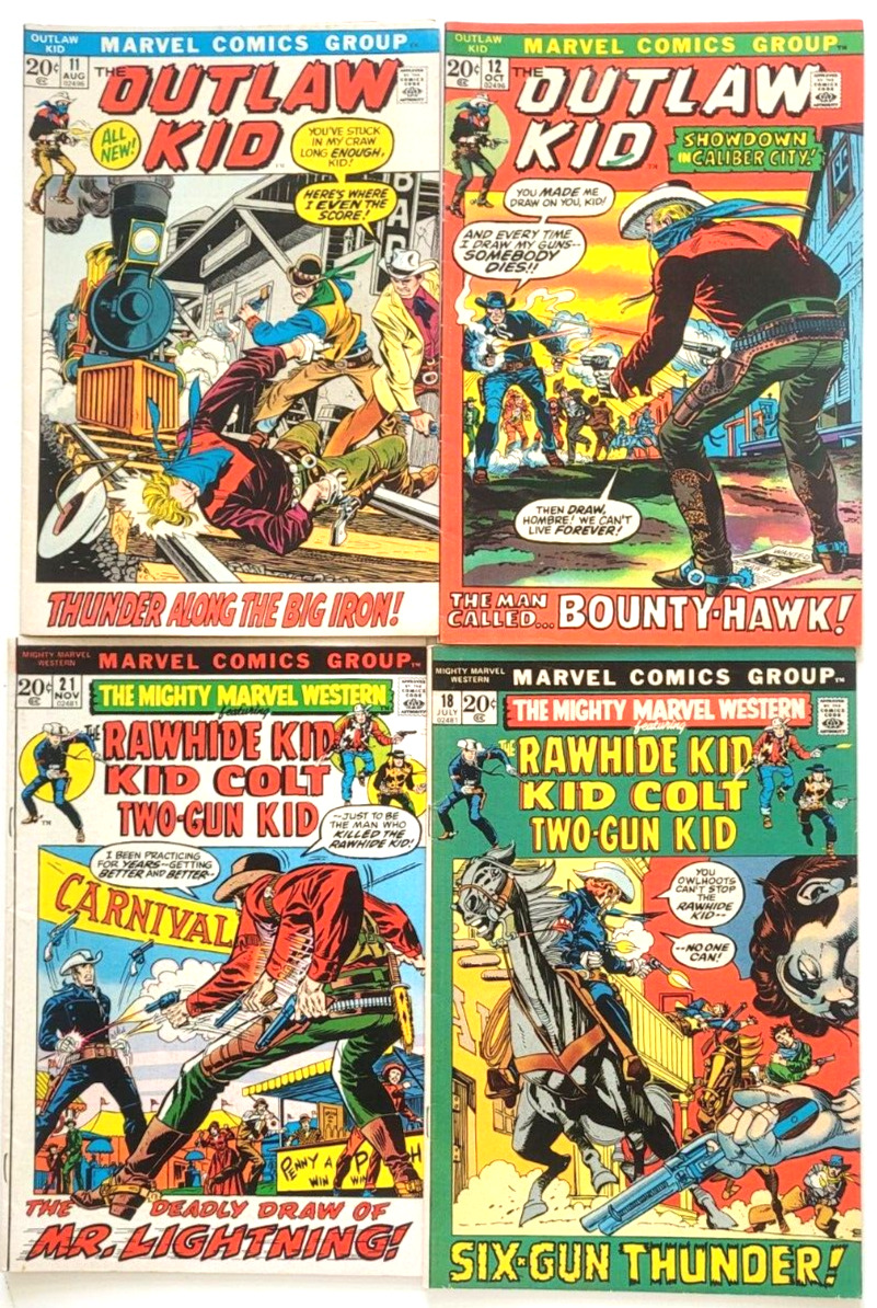 Western Comics - Marvel   4 BOOKS