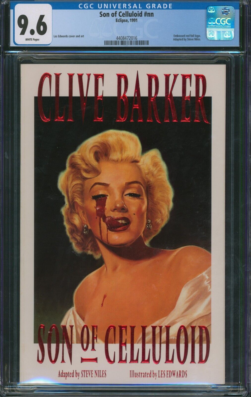 Clive Barker's: Son of Celluloid #nn CGC 9.6 1991 Marilyn Monroe Red Foil