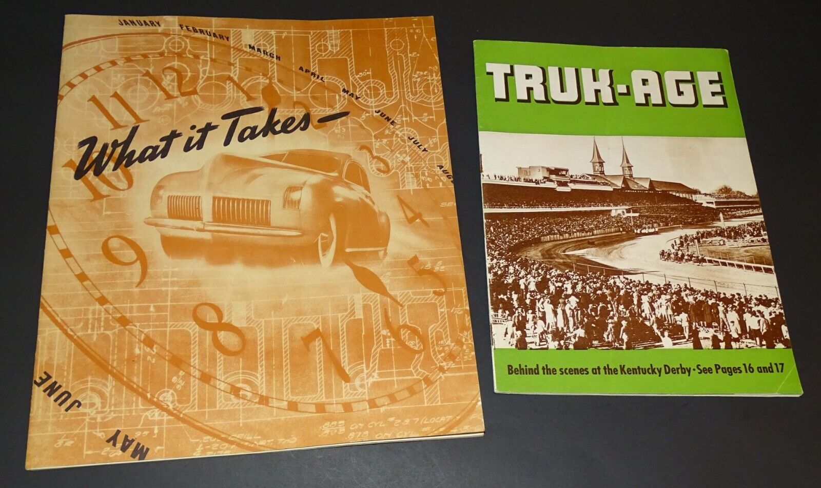 Truk-Age (Ford Automobile magazine 1941?) & What it Takes to Make an Auto 1940