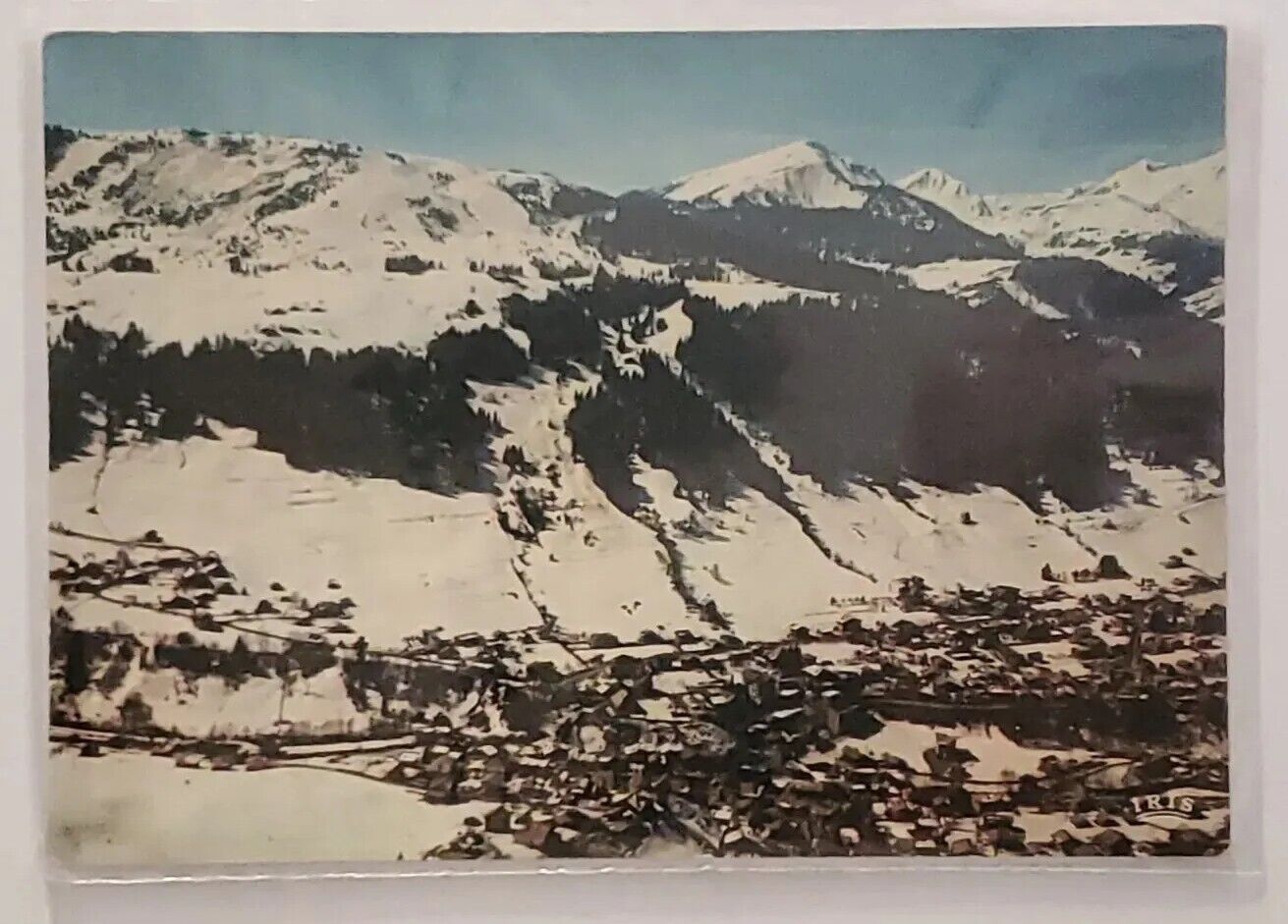 Postcard Morzine Mountain 1000m 1968 Aerial View Station Haute-Savoie France 