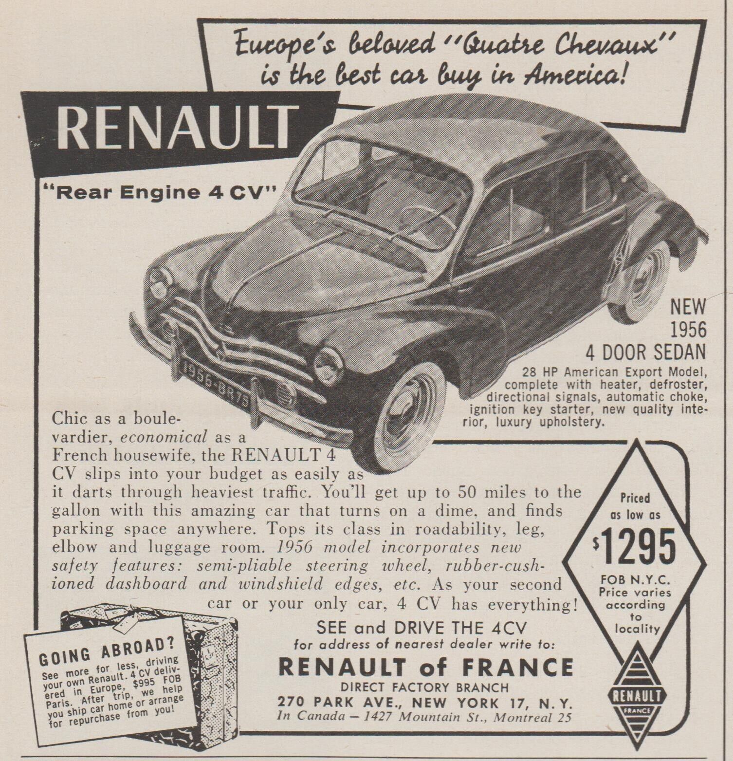 1956 Renault 4 CV - \