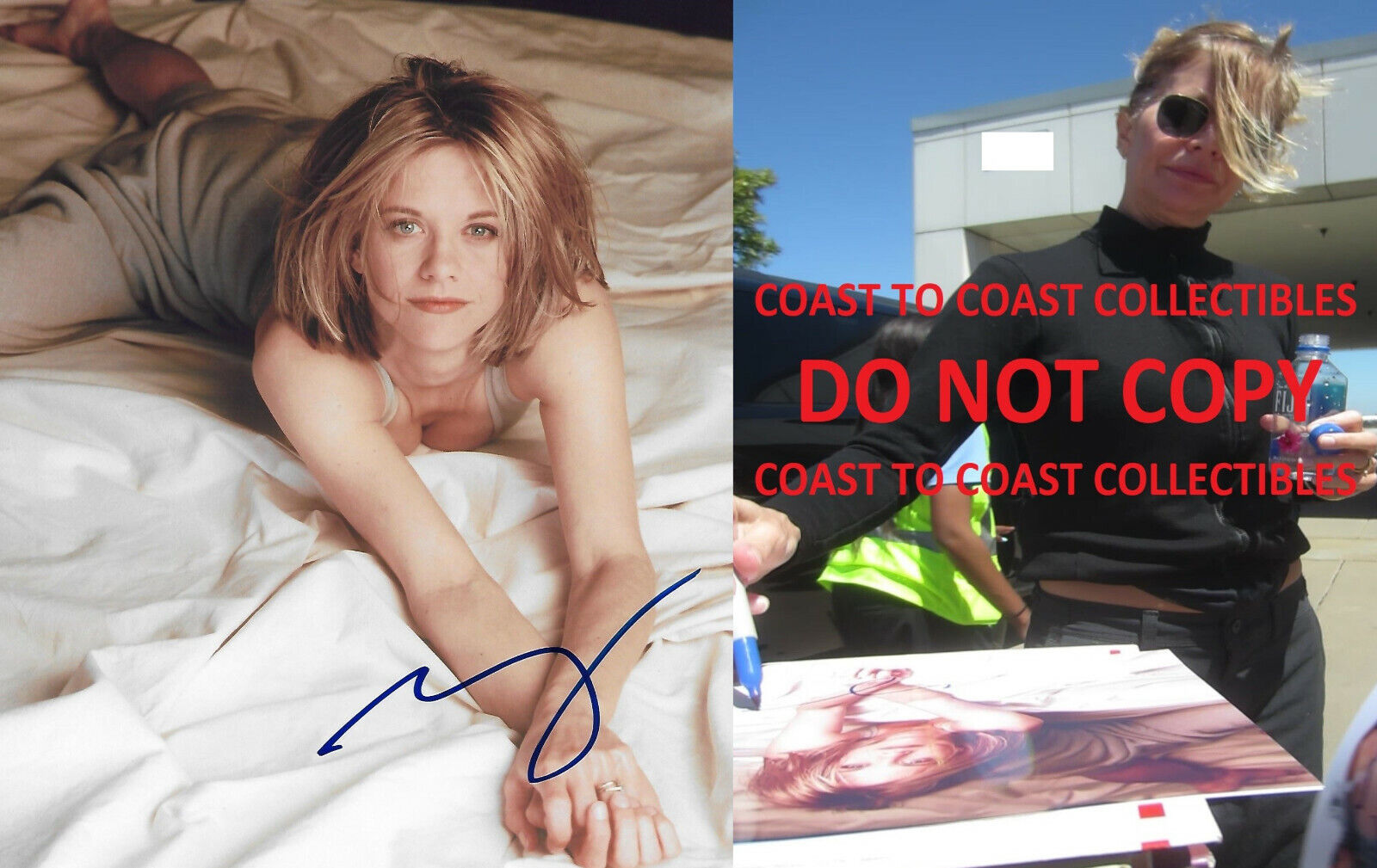 Meg Ryan signed, autographed Sexy 8x10 Photo, COA, with Exact Proof..