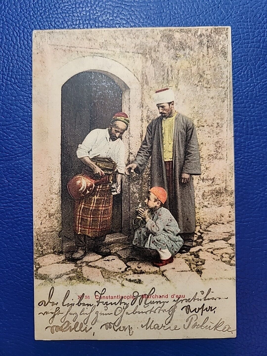 Turkey Constantinople Marchand d\'Eau Water Seller (1903) Deutsche Post \