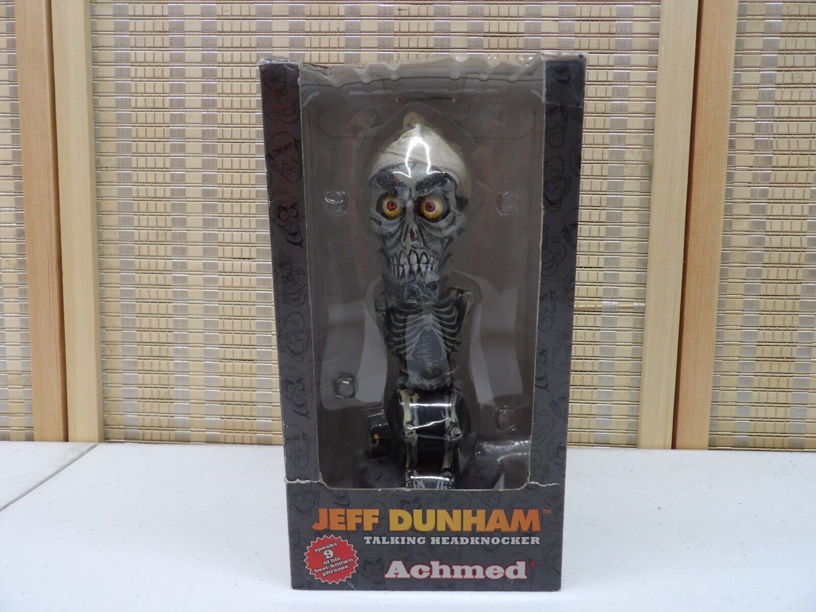Jeff Dunham NECA Achmed Talking Head Knocker Bobble Head Collectible Works