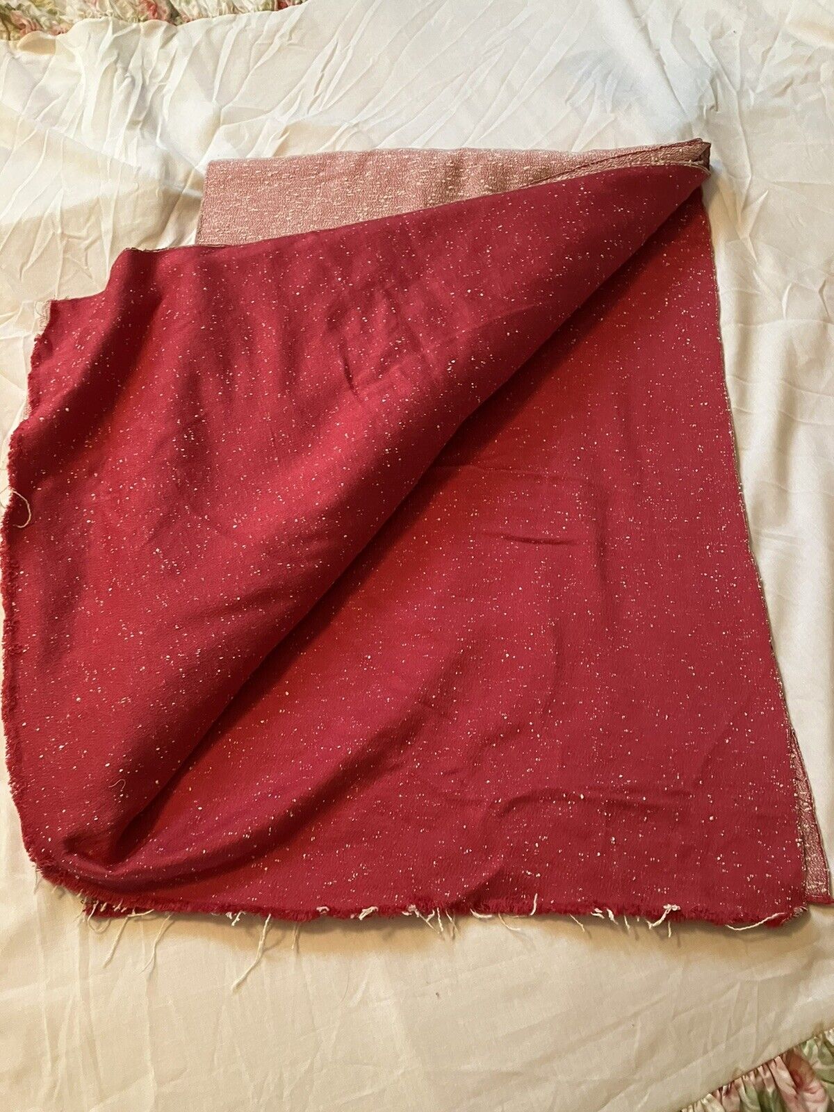 Vintage Heavy Drapery Material- 4 Yards by 12 Yards