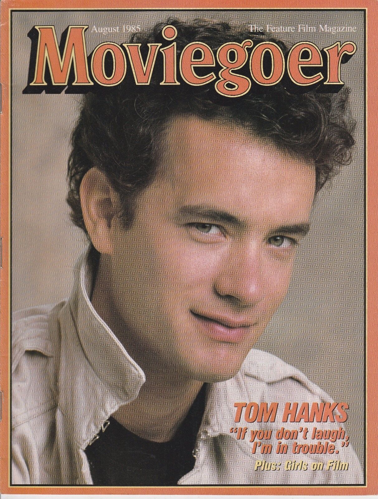 AUG 1985 MOVIEGOER movie magazine TOM HANKS