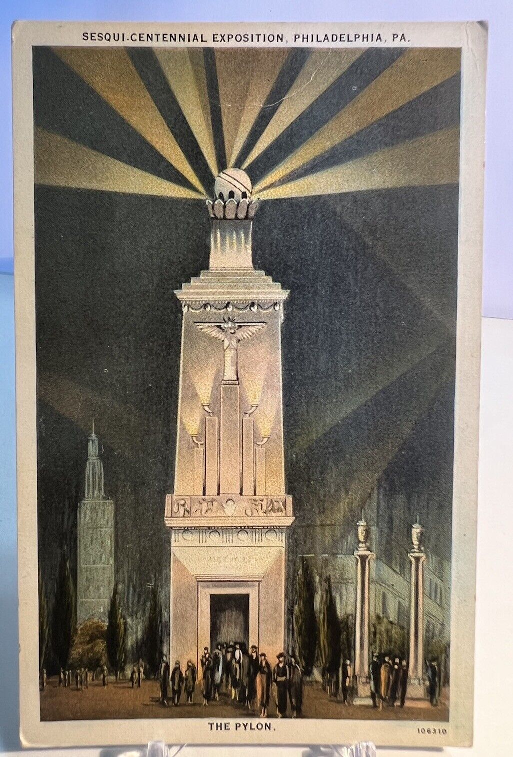 1926 PC: Sesqui-Centennial Exposition - Philadelphia Pennsylvania – The Pylon