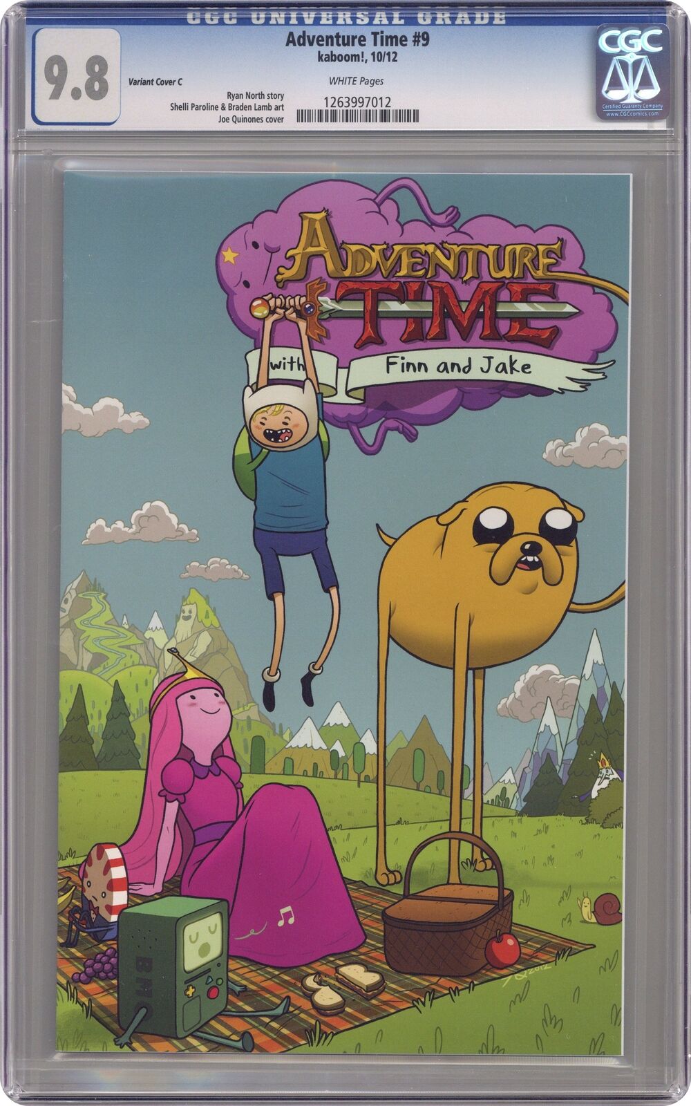 Adventure Time #9C CGC 9.8 2012 1263997012
