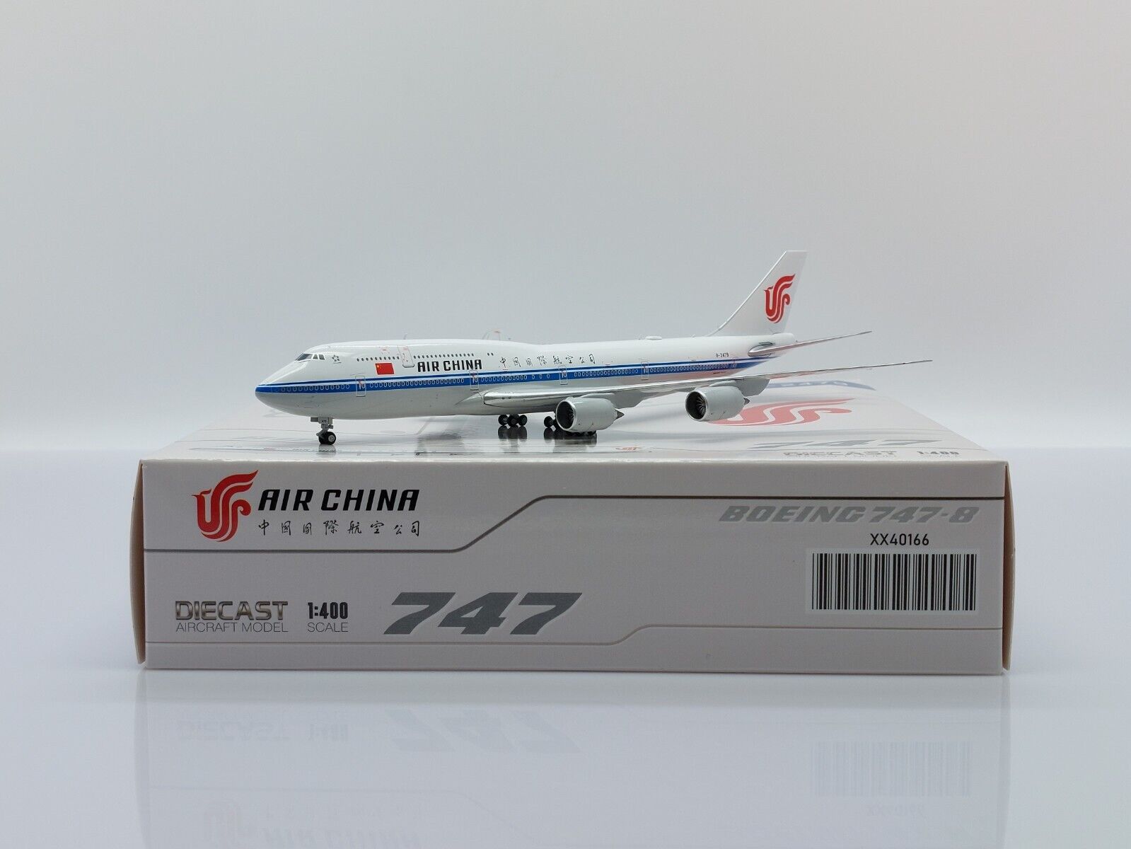 Air China B747-8i Reg: B-2479 JC Wings Scale 1:400 Diecast model XX40166 (E)