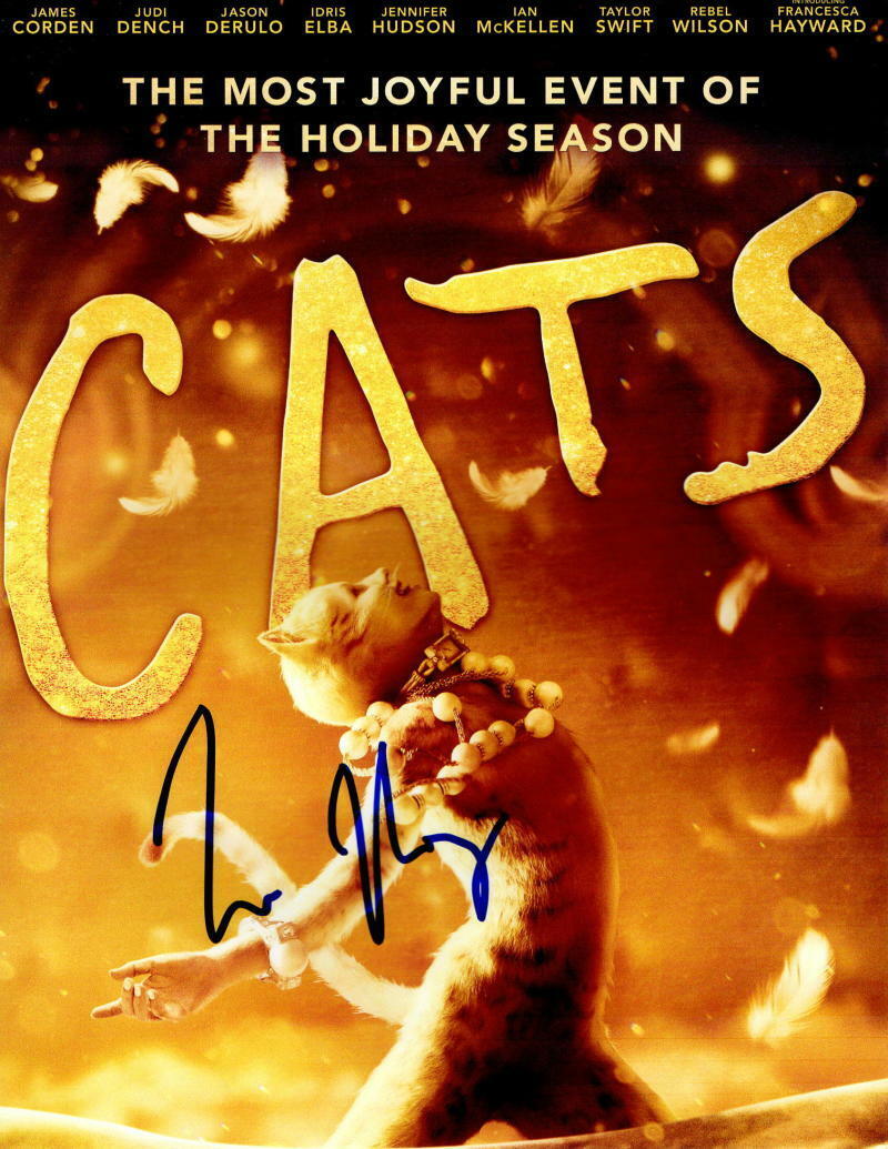 TOM HOOPER CATS SIGNED 8.5X11 PHOTO POSTER AUTHENTIC AUTOGRAPH COA