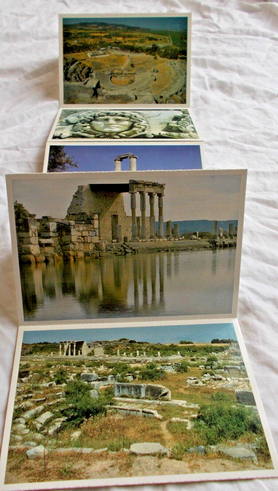 Postcard set - Priene / Milet / Didim ruins in Turkey - 12 postcards,  unposted.