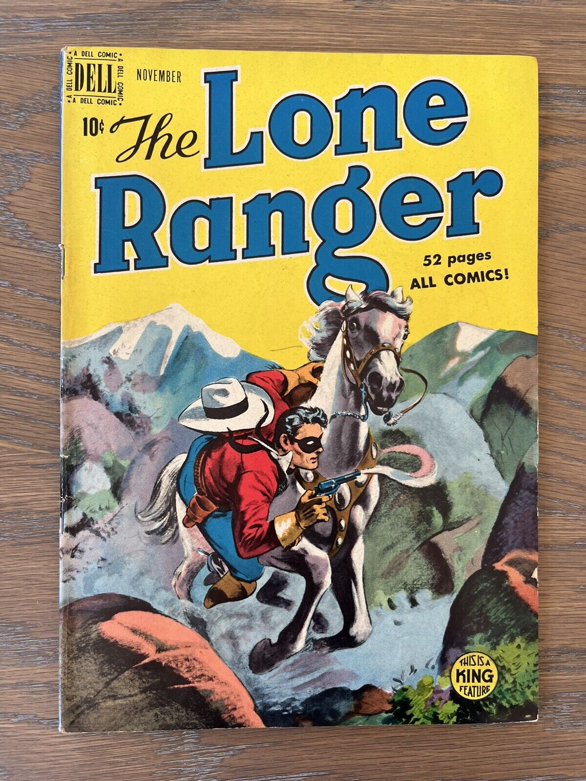 The Lone Ranger #17 1949 vintage Dell comic book mid-grade VG/F? Comics Pics