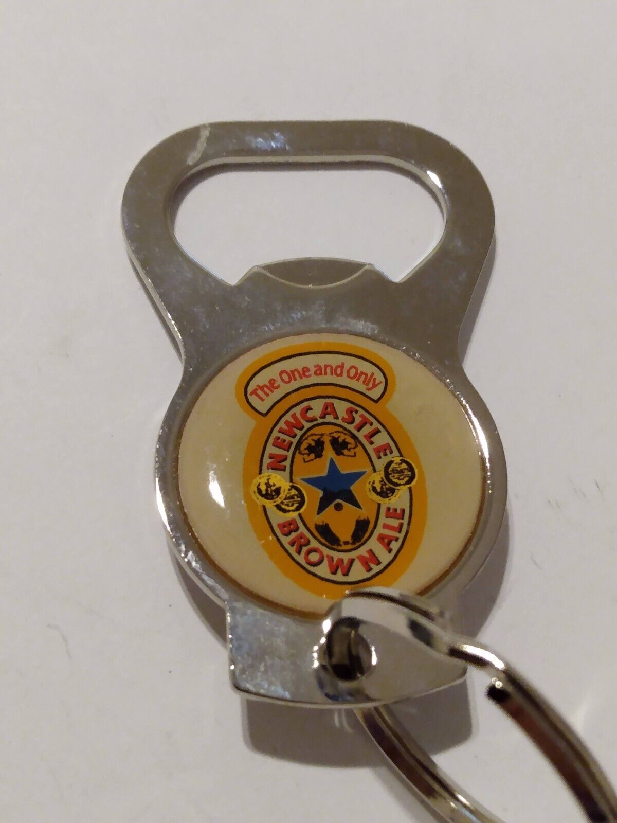 Newcastle The One And Only Brown Ale Bottle Opener Keyring Accessory
