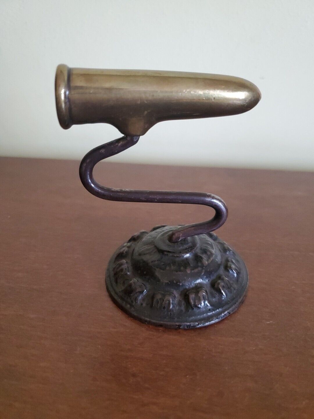 Antique Victorian Child Cast Iron Goffering Iron Stand Holder