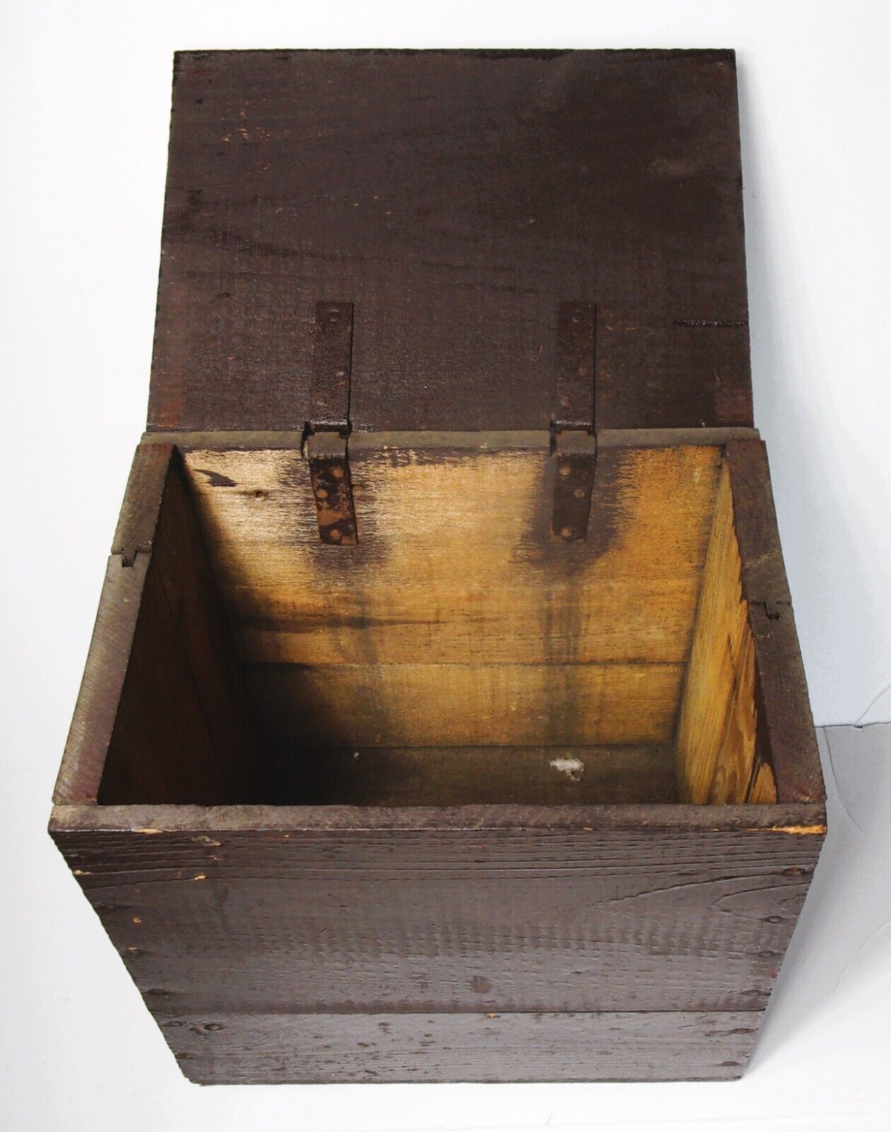 Primative Rustic 1930’s Wood Wooden Milk Dairy Box