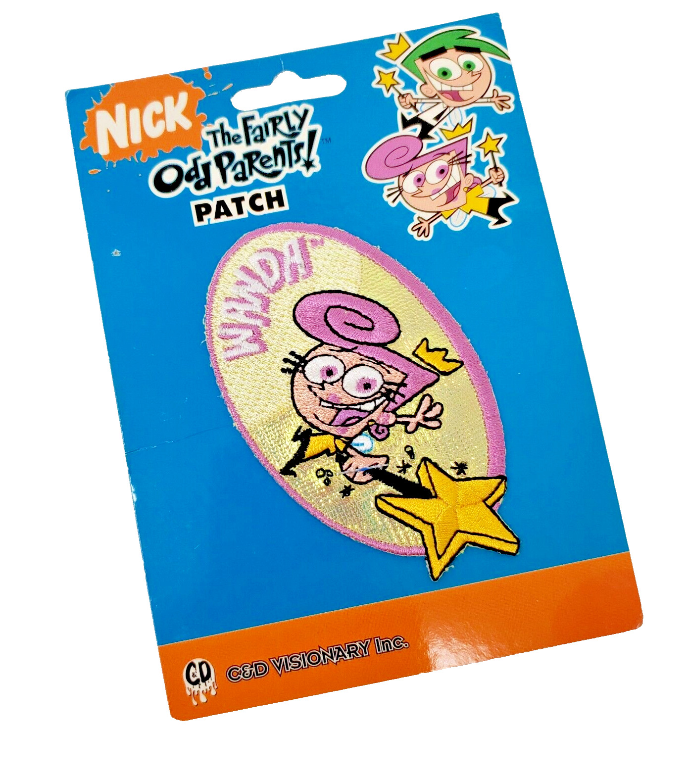 Nickelodeon The Fairly Odd Parents Iron On Patch Wanda 2003