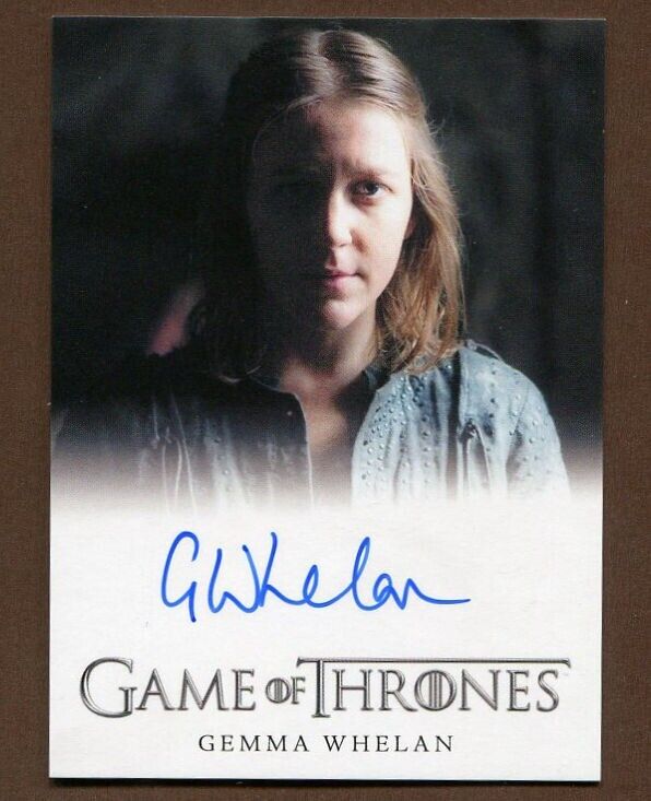 Gemma Whelan as Yara Greyjoy 2022 Game of Thrones Full Bleed Autograph Auto