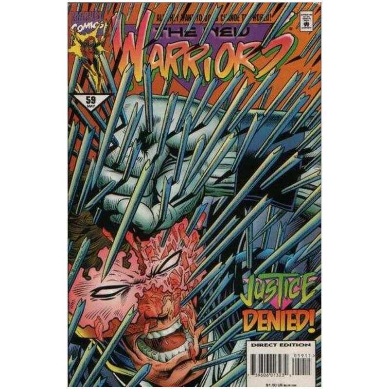 New Warriors (1990 series) #59 in Near Mint condition. Marvel comics [v*