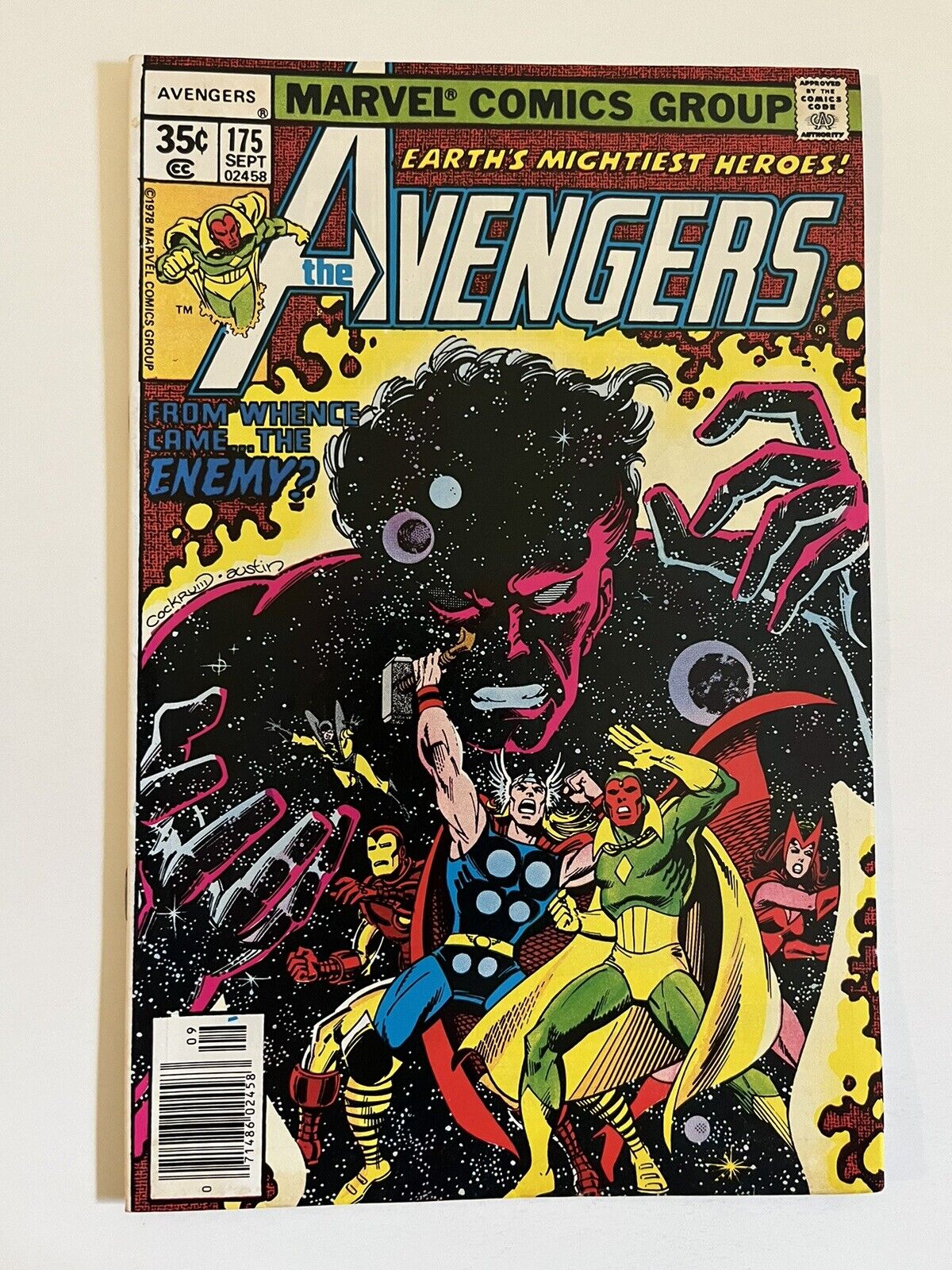 Avengers #175 Marvel Comic 1978 Part 8 of the Korvac Saga (04/30)