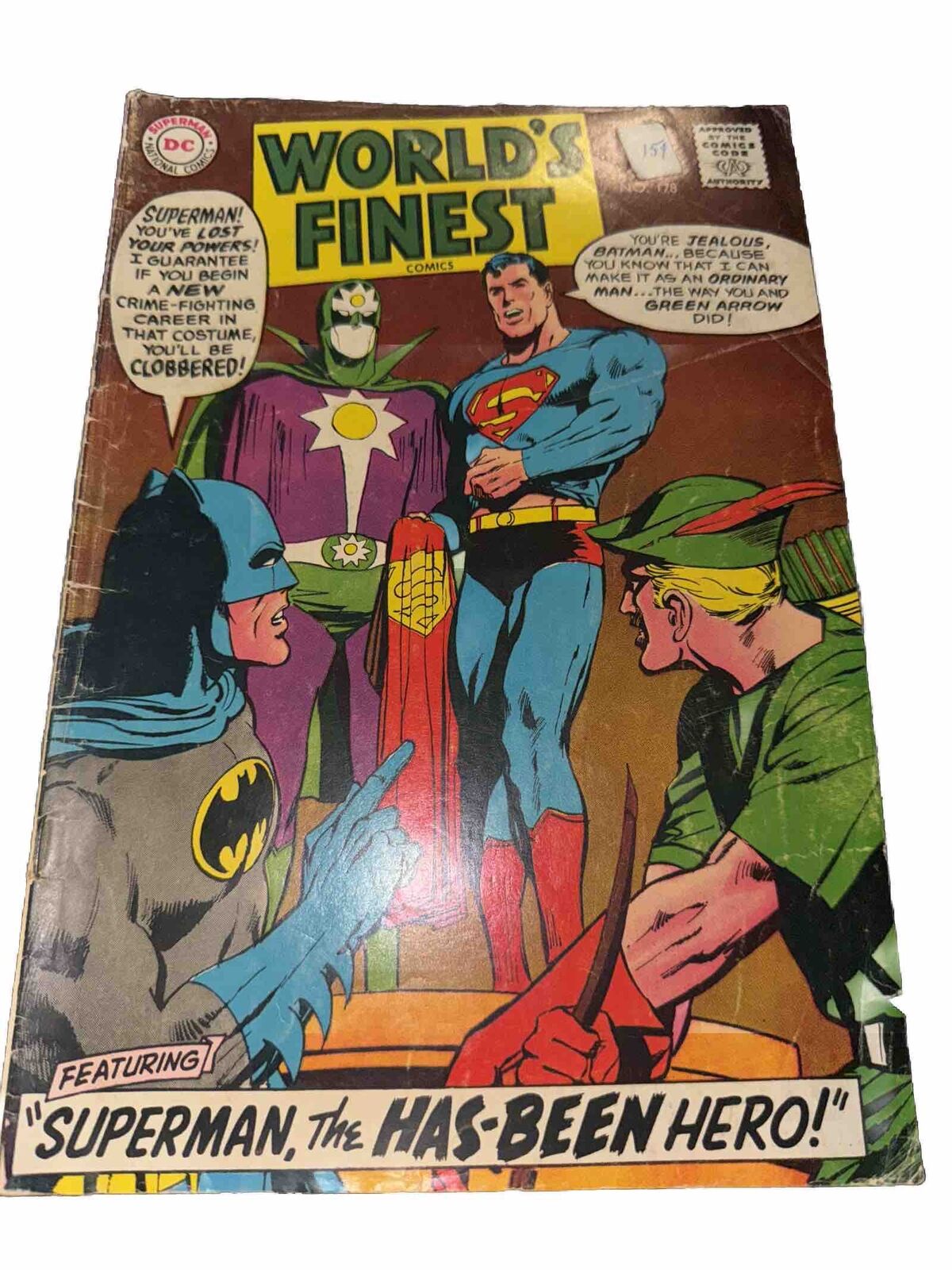 World\'s Finest Comics #178 Batman Superman DC Comics 1968