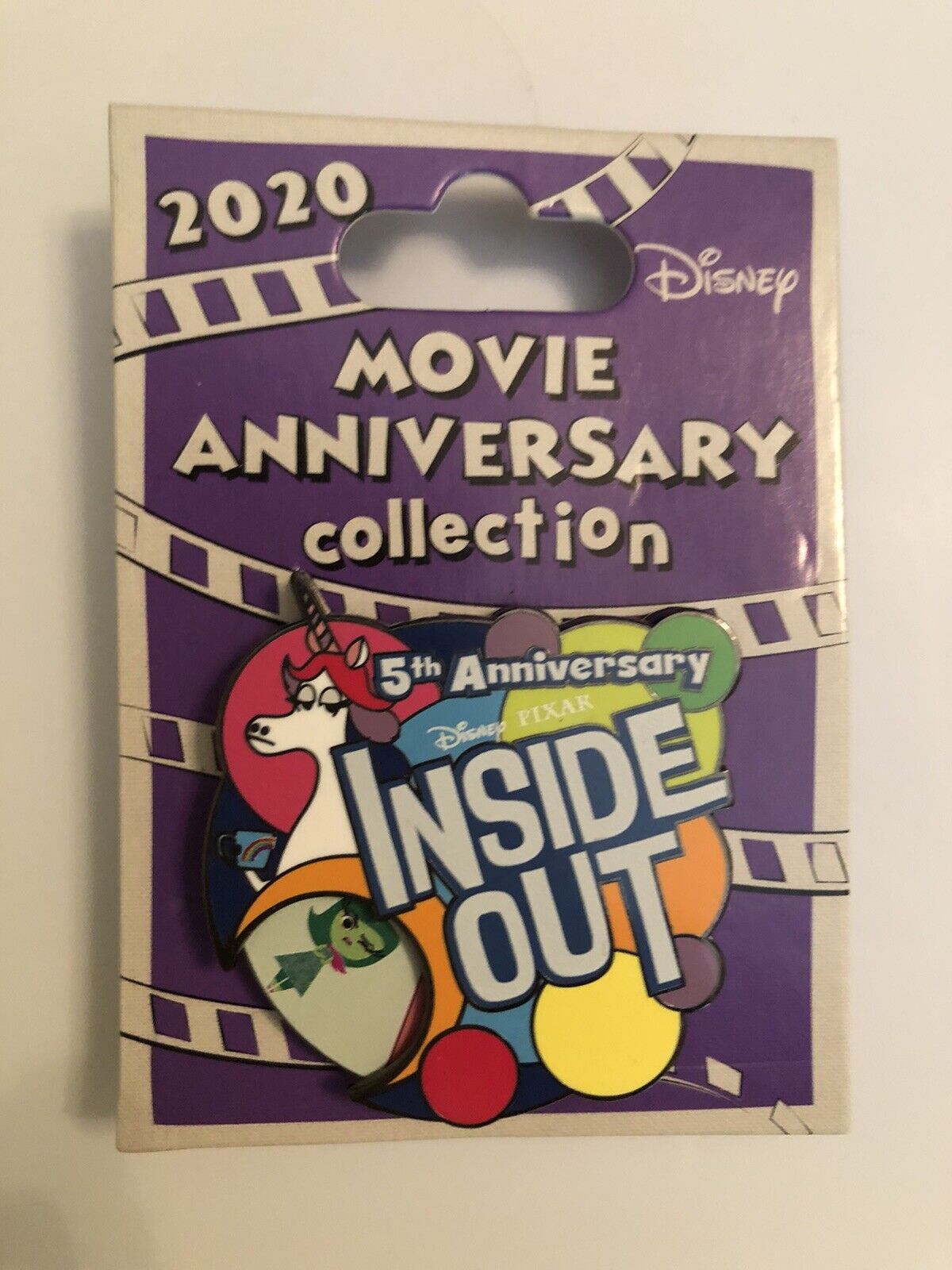 Disney Pin Cast Exclusive Pin Inside Out 5th Anniversary  Spinner Movie 2020 LE