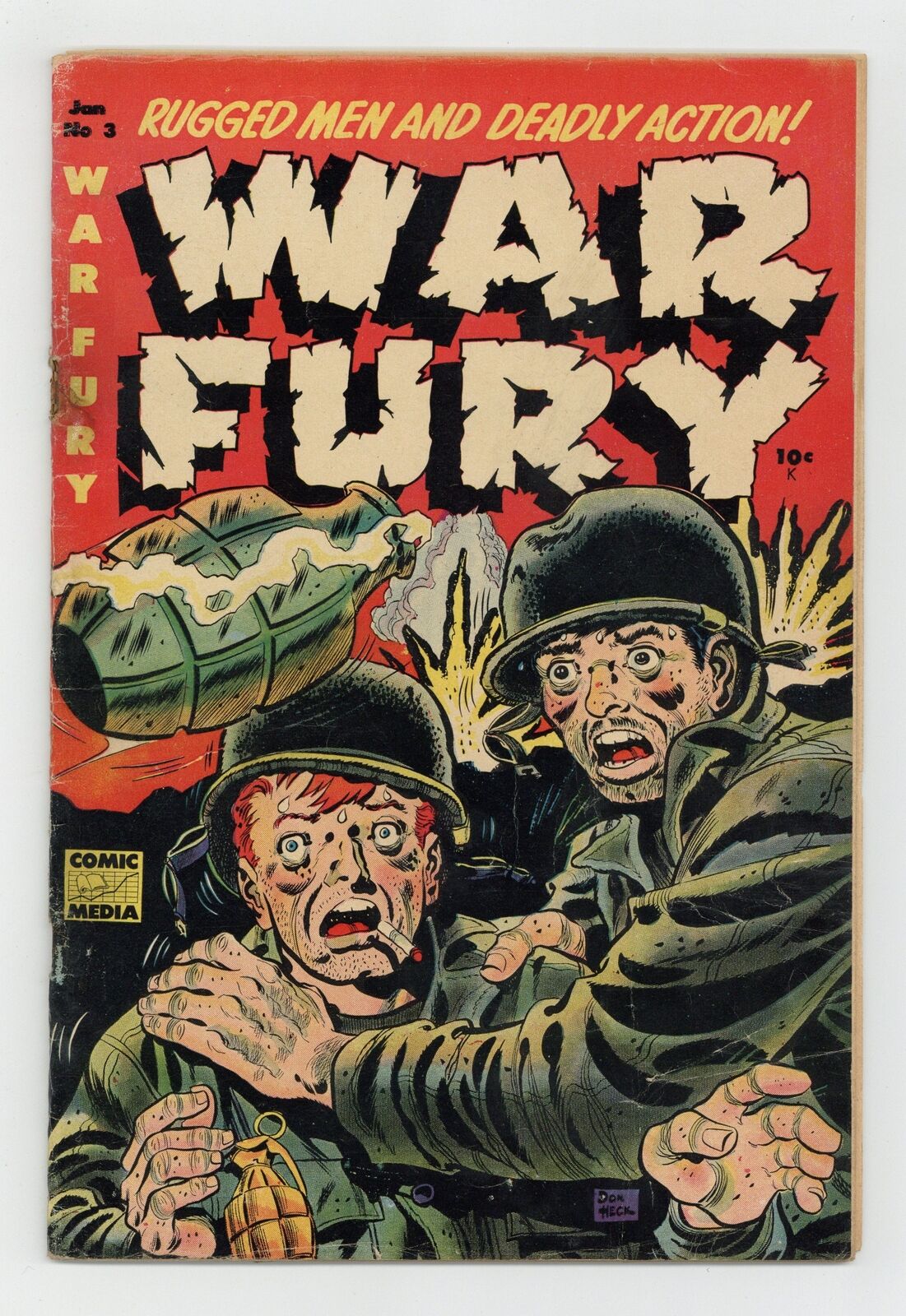 War Fury #3 FR/GD 1.5 1953