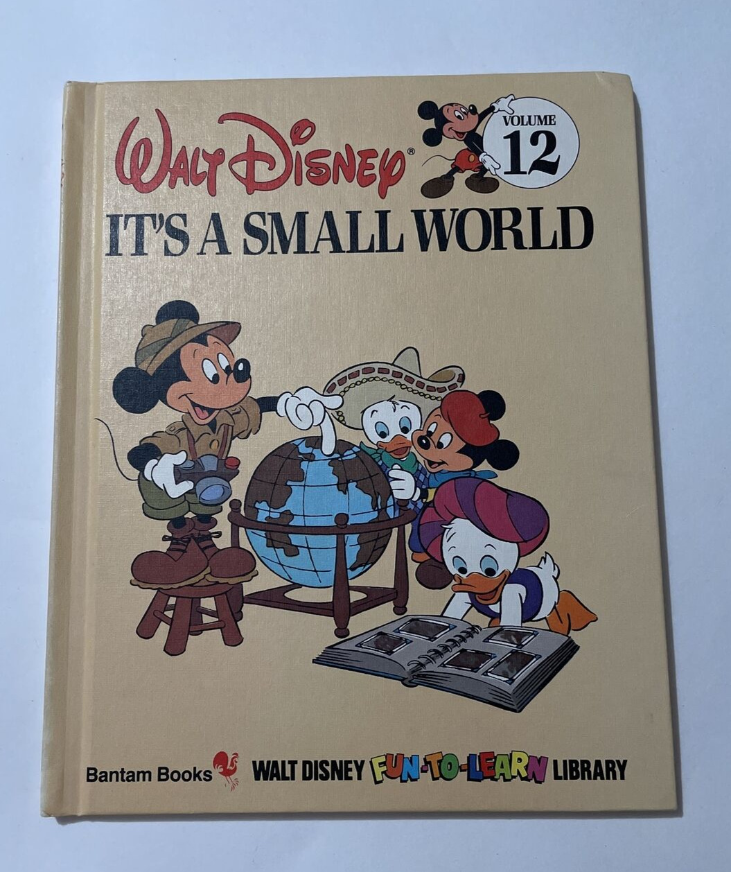 Walt Disney Book It\'s A Small World 1983 #12 Fun-To-Learn Library Volume 12