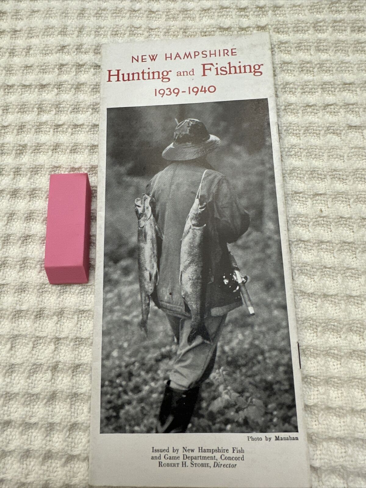 Vintage 1939-1940 New Hampshire Hunting Fishing Pamphlet Guide