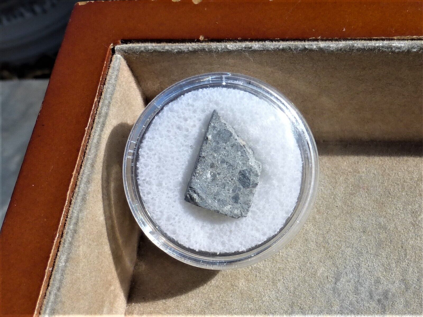 NWA 1929 Achondrite (Howardite) Meteorite Erfoud Morocco .91 grams