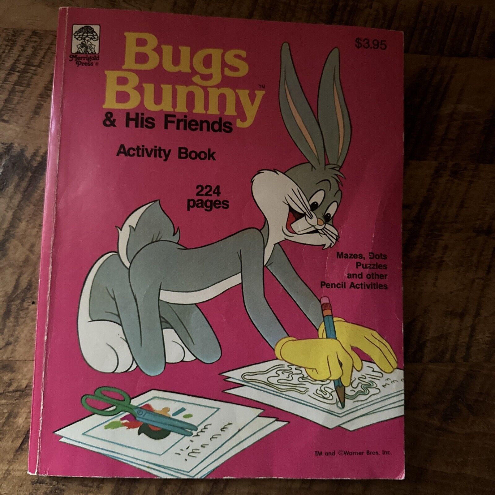 Vintage Bugs Bunny And His Friends Coloring Book 1984 Warner Bros
