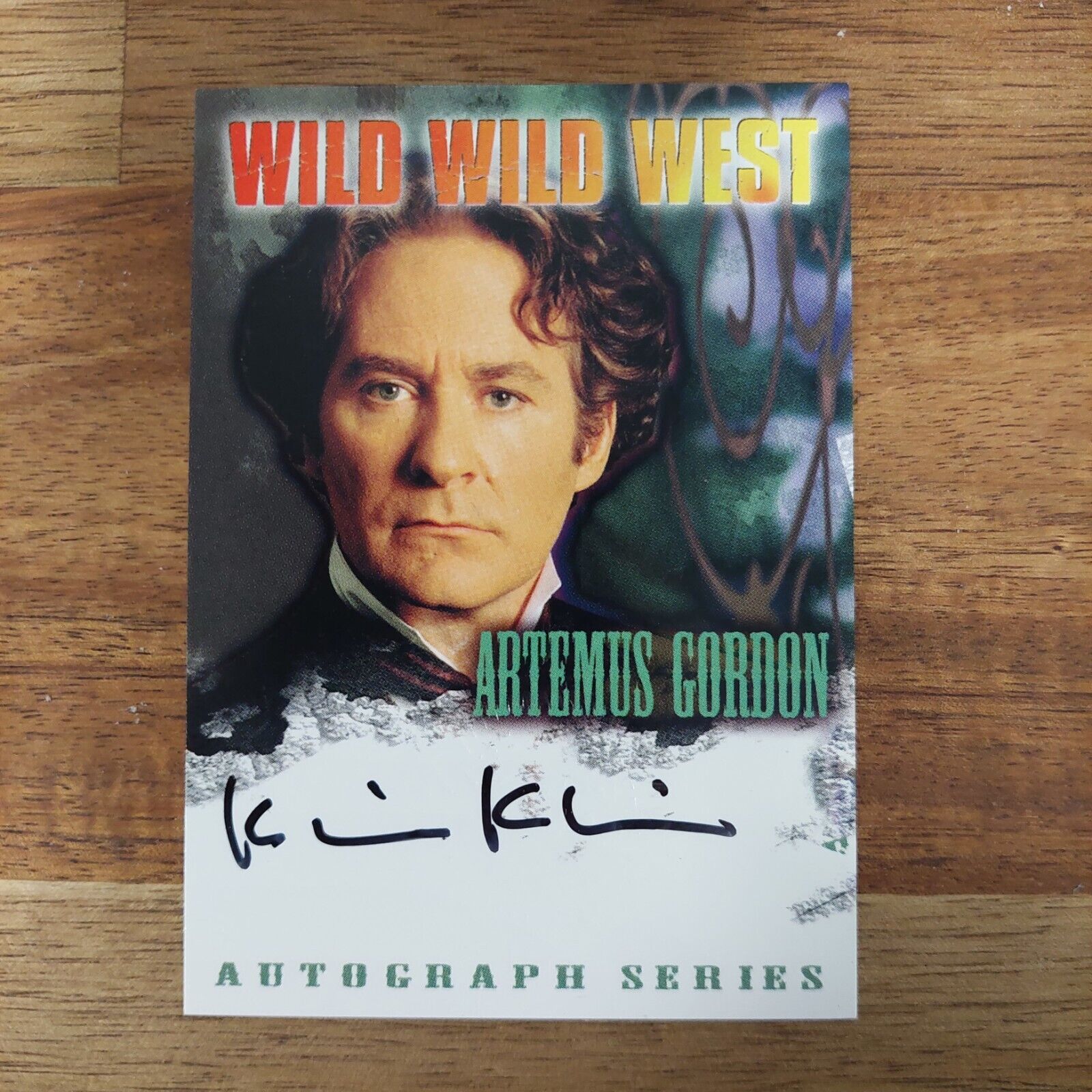 Skybox 1999 Wild Wild West Kevin Kline Autograph card A1 rare collectable