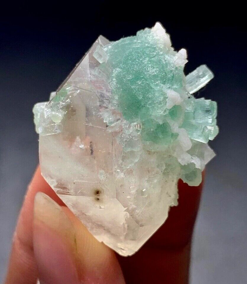 138 CTS Tourmaline Crystal Bunch Combine With Quartz From Afghanistan