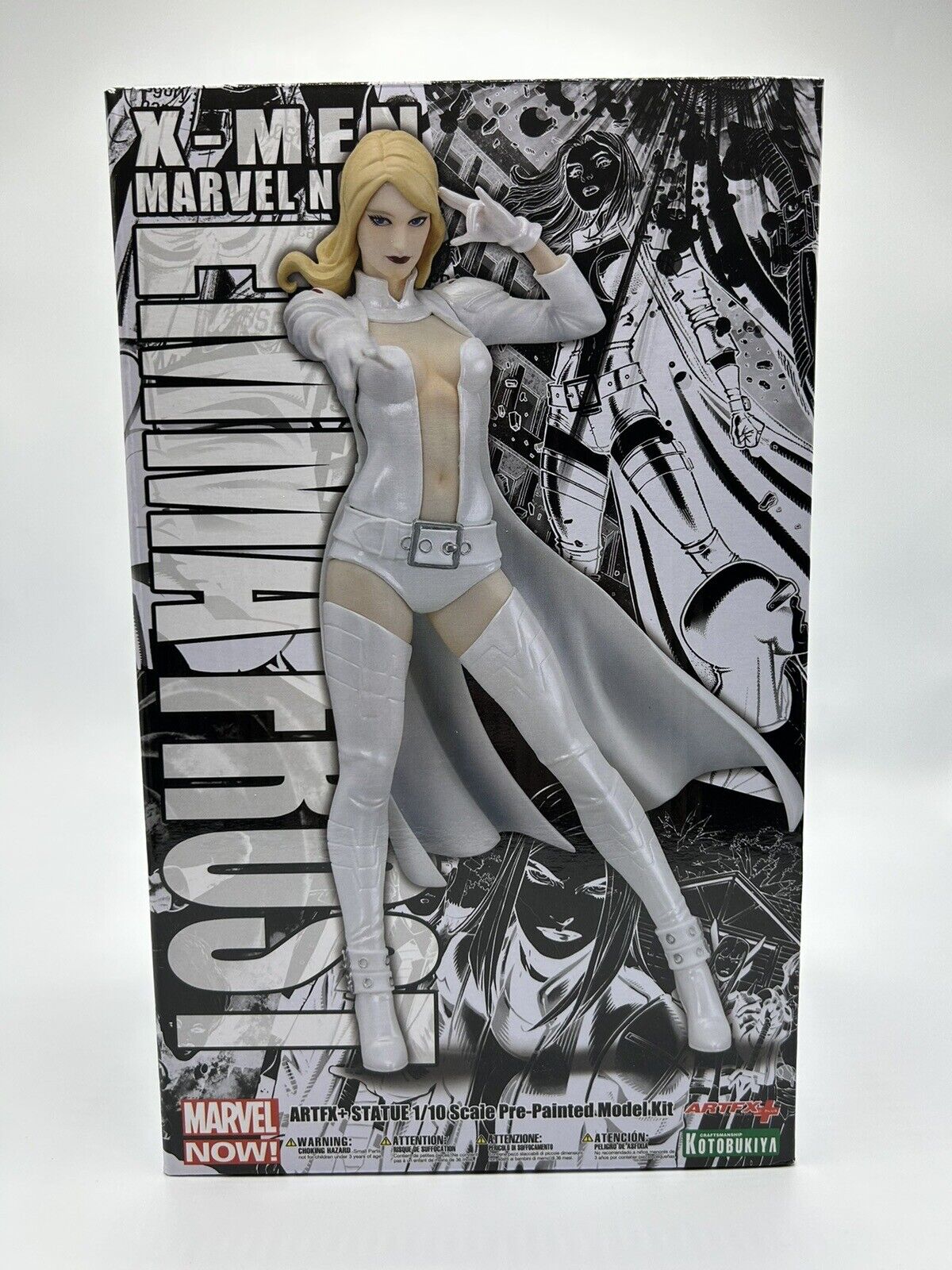 New, Marvel, Kotobukiya Artfx Statue Model, X-Men, Emma Frost White Costume