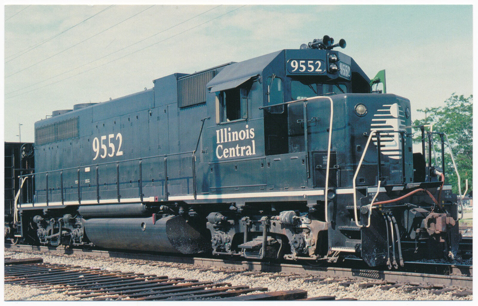 Illinois Central Railroad GP38 Locomotive # 9552