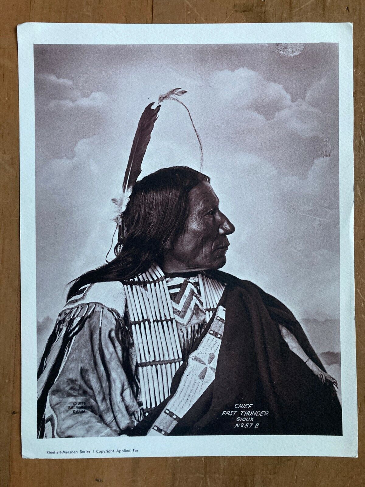 Rinehart-Marsden - Native American Litho Print \