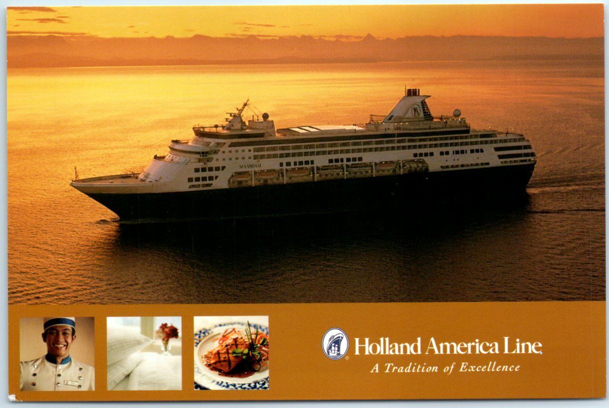 Postcard - Holland America Line - A Tradition of Excellence