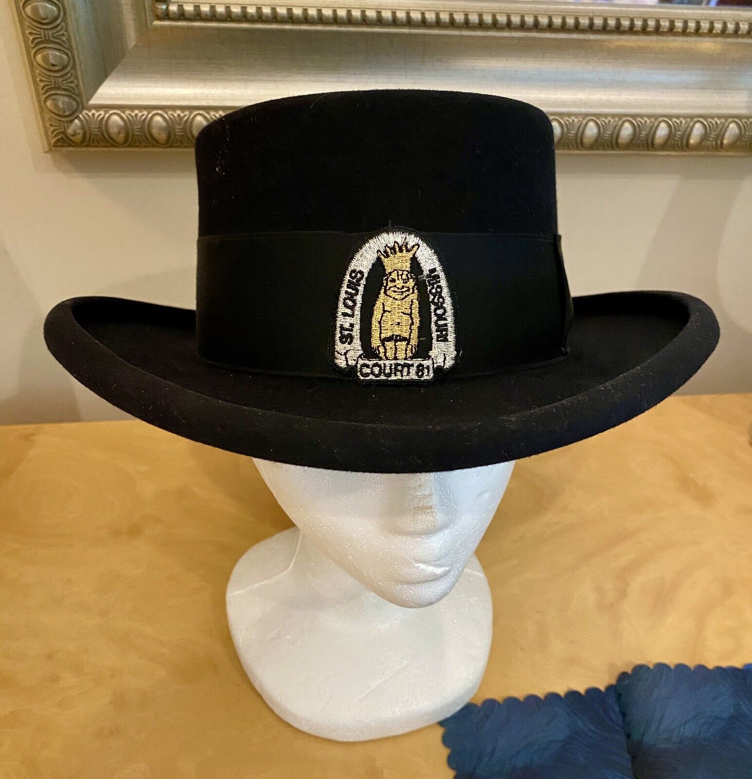 Vintage Barlesoni Hat Fedora St. Louis Masonic Royal Order of Jesters Court 81