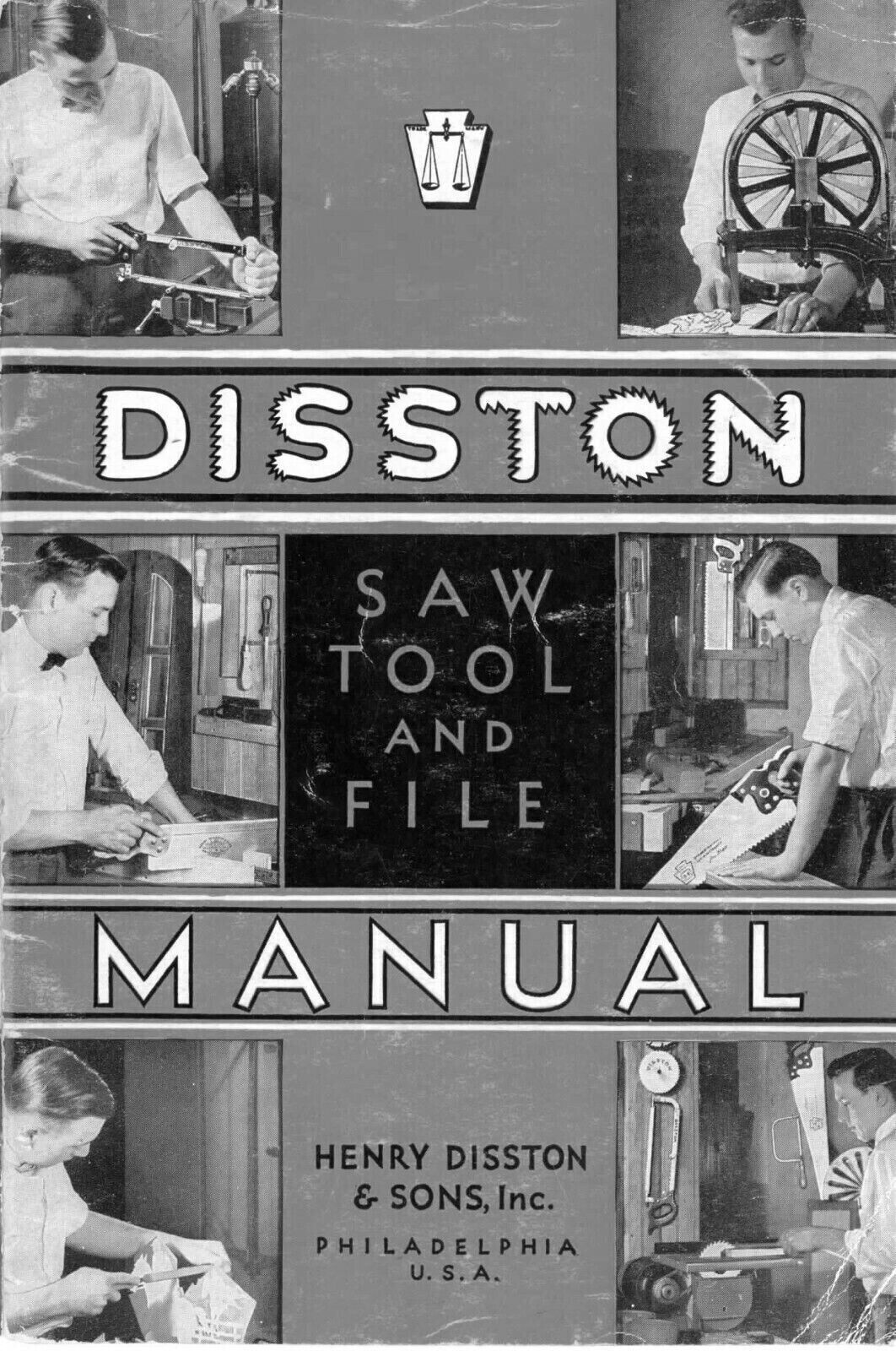 Tool and File Manual Fits Disston Saw, 1936