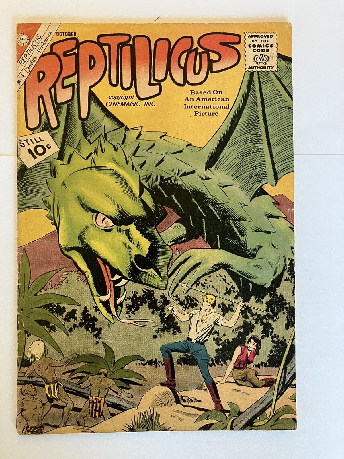 Charlton, Reptilicus, #2, Vol. 1, 1961