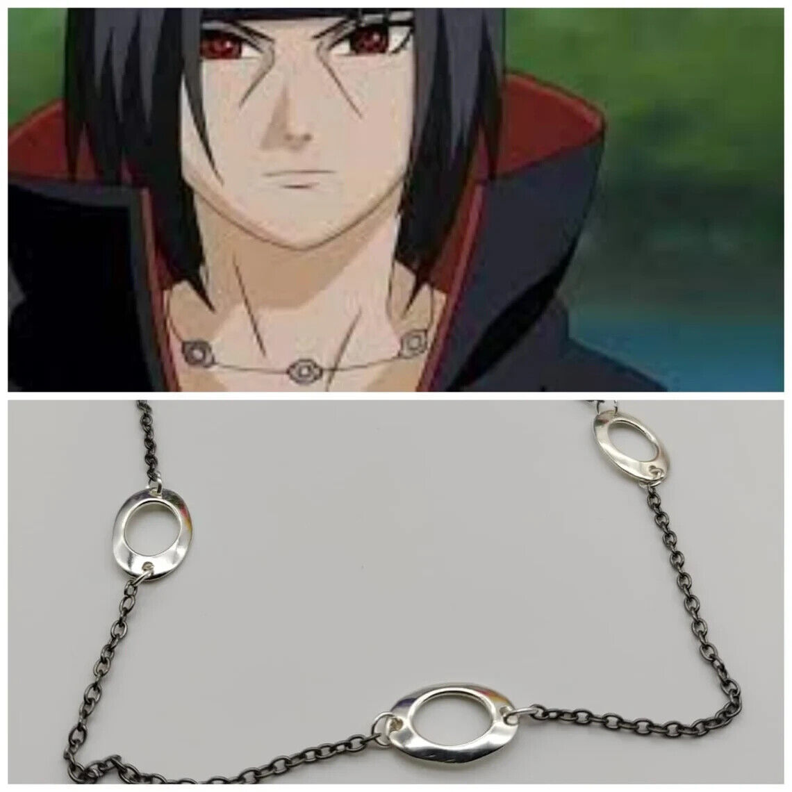 Unique S925 Itachi Uchiha's necklace Inspired from Naruto Anime Itachi Uchiha