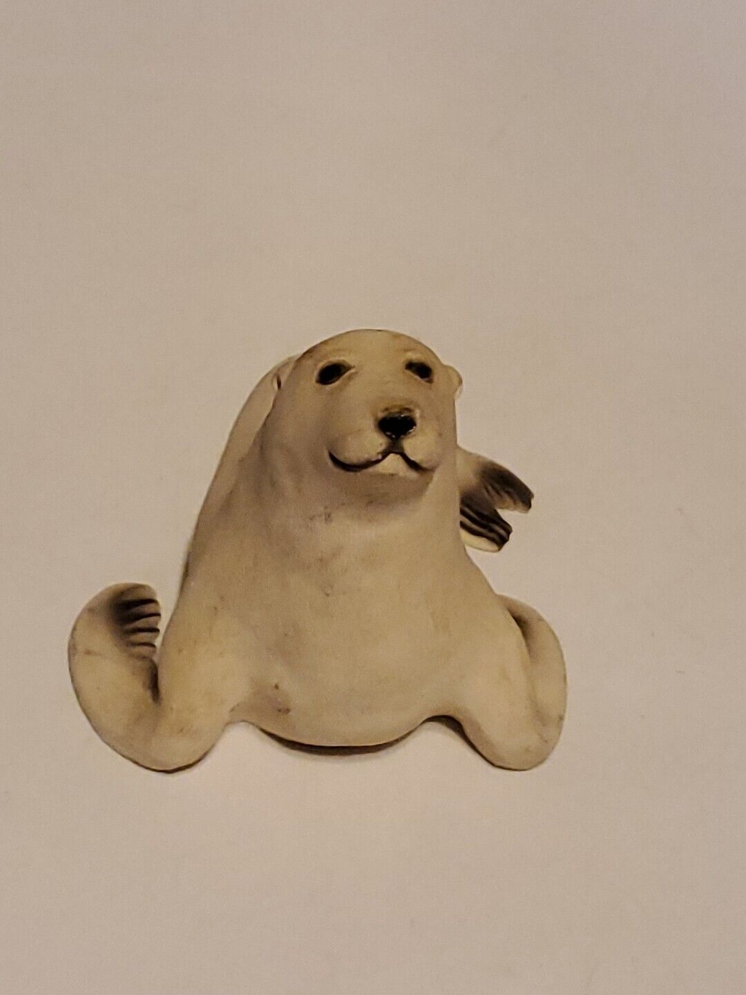 Ceramic Porcelain Seal Sea Lion  Made & Hand Painted In Italy 4\